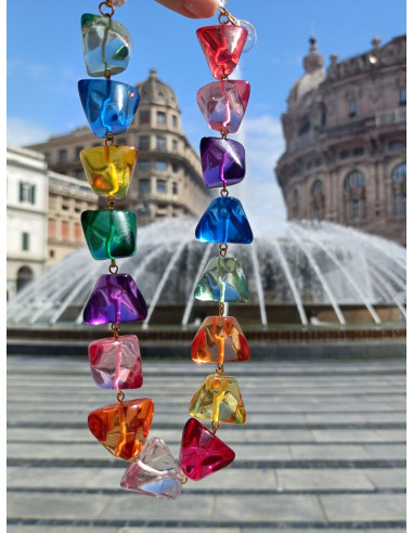 Collana rugiada multicolore