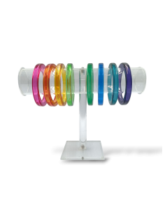 Bangles colorati trasparenti