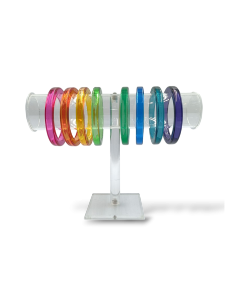 Bangles colorati trasparenti