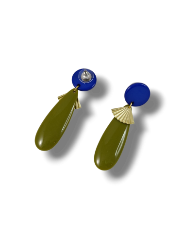 Orecchini gocce plissè