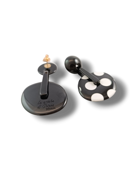 Orecchini pendenti Pois Optical