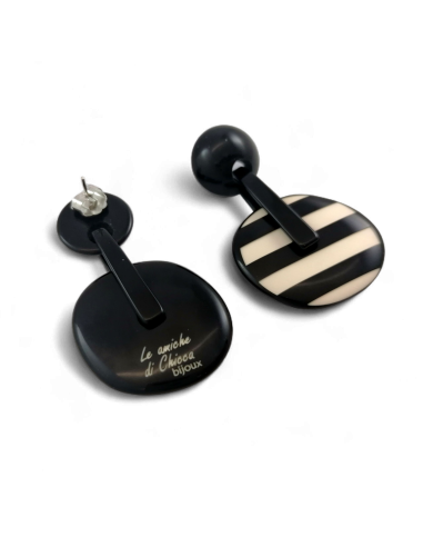 Orecchini pendenti Avorio Optical